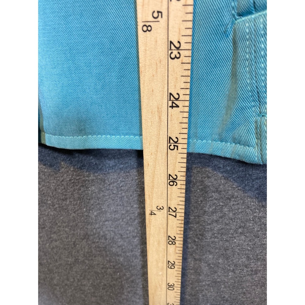 Coldwater Creek Womens Aqua Blue 100% Tencel Button Front Jacket Size M H22010 - Picture 8 of 11